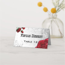 Tarjeta de plaza de Boda con textura roja y gruesa