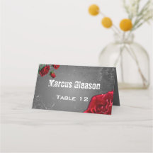 Tarjeta de plaza de Boda con textura roja y gruesa
