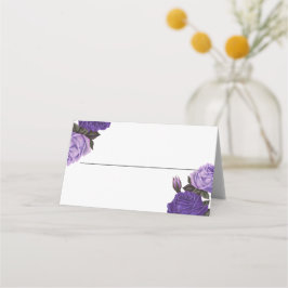Asiento Tarjeta de Rosa violeta púrpura