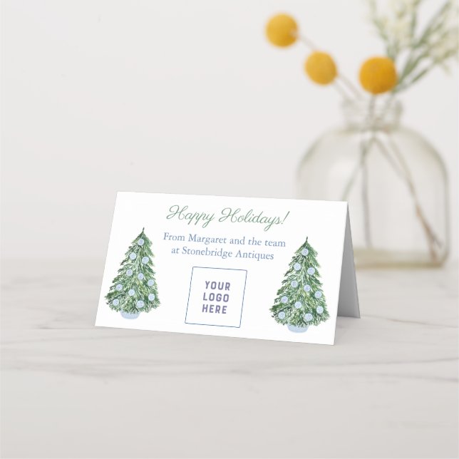 Asiento Tarjeta de topper de bolsa de regalo promocional d (Anverso)