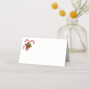 Asiento Tarjeta de ubicación de Fiesta de navidades