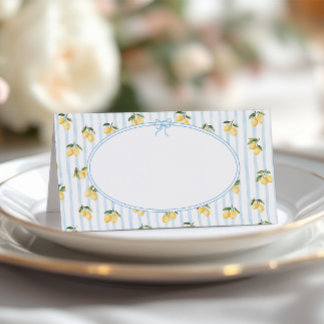 Asiento tarjeta de visita italiana Lemon Blue