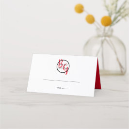 Asiento Tarjeta simple personalizada de Boda de plaza de I