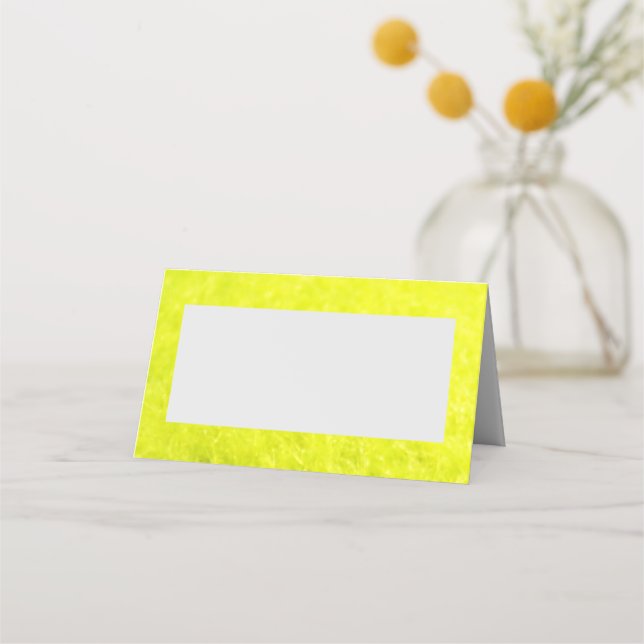 Asiento Tenis Fuzzies Place o tarjeta de mesa (Anverso)