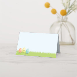 Asiento Tres huevos de Pascua | Tarjeta de mesa