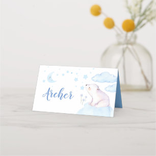 Asiento Twinkle twinkle pequeña tarjeta de lugar estrella