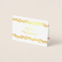 Asientos de Escort de tarjetas de Boda Coral Woods