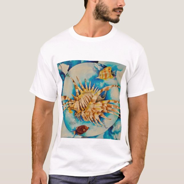 Asilo de los pescados, camiseta (Anverso)
