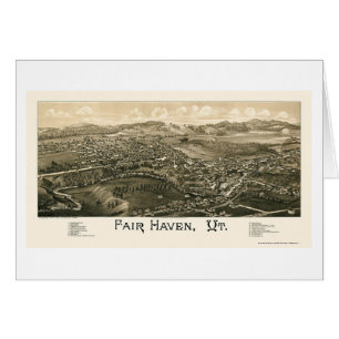 Asilo justo, mapa panorámico del VT - 1886