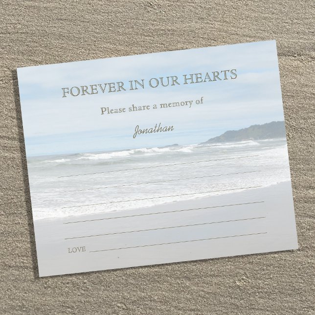 Asistencia a funeral de playa Comparte tarjeta de  (Subido por el creador)