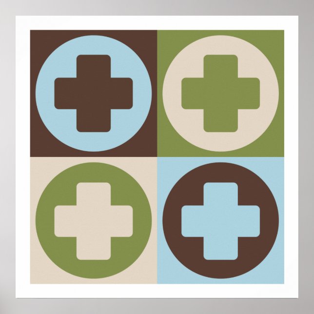 Asistencia médica de arte pop (Frente)