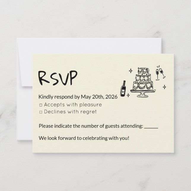 Asistencia Tarjeta de confirmación (Anverso)