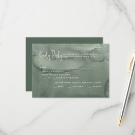 Asistencia Tarjeta de confirmación de boda.
