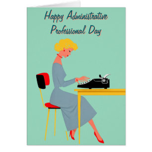 Asistente Administrativa Vintage - Oficina Retro