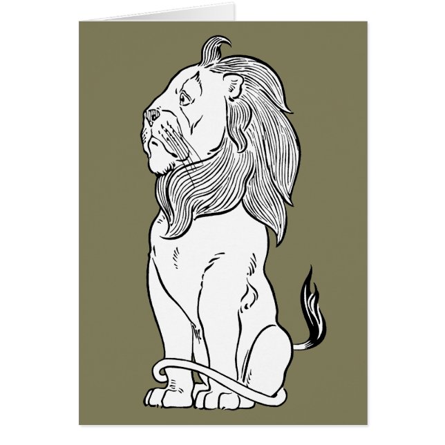 Asistente de cosecha de oro, león valiente cobarde (Frente)