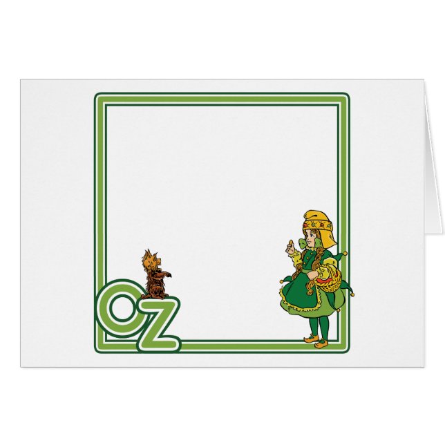 Asistente de cosecha de Oz; Dorothy y Toto (Anverso (Horizontal))