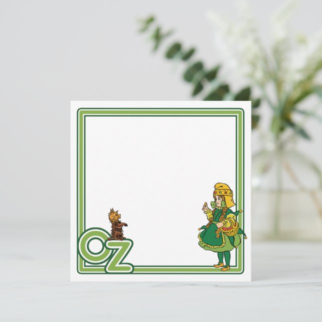 Asistente de cosecha de Oz; Dorothy y Toto (Anverso de pie)