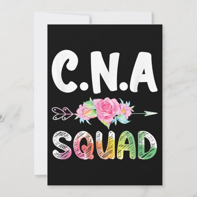 Asistente de enfermería certificado CNA Nurse Squa (Anverso)