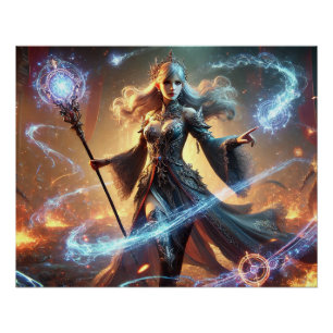 Asistente femenino épico para combatir a Posters M