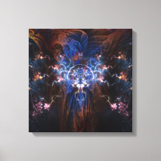 Asistente fractal en lienzo envuelto 16x16
