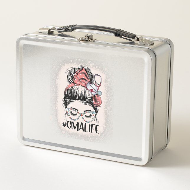 Asistente médico certificado Messy Bun CMA Life (Anverso)