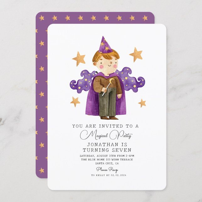 Asistente para magia de acuarela Invitación al cum (Subido por el creador)