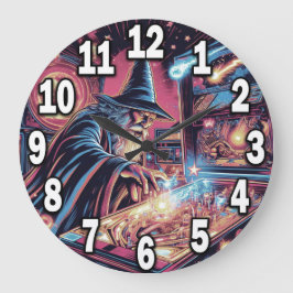 Asistente para pinball Jugador Reloj de pared redo