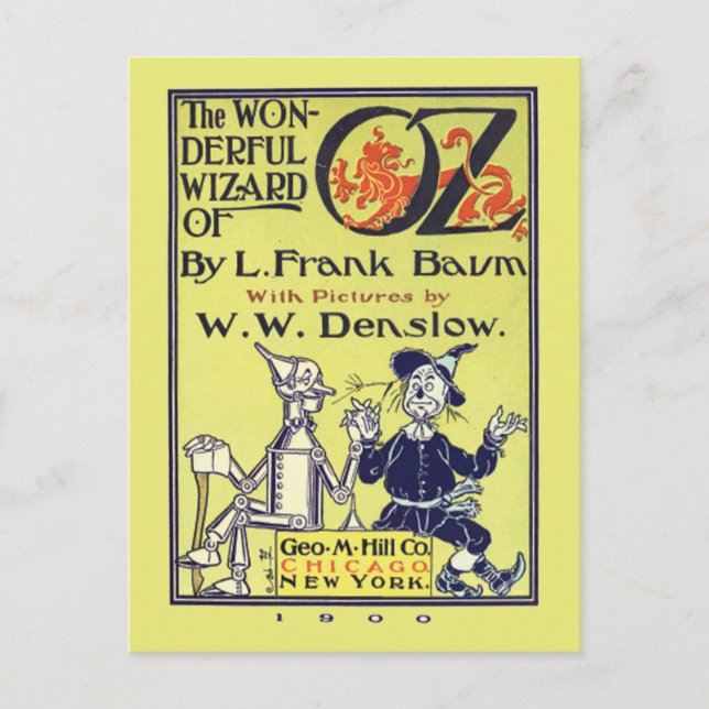 Asistente retro de la postal de Oz Vintage (Anverso)