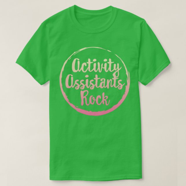 Asistentes de actividad Camisa de roca (Diseño del anverso)