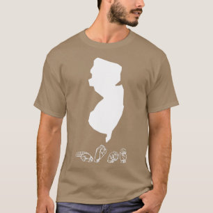ASL American Rótulo Language New Jersey T