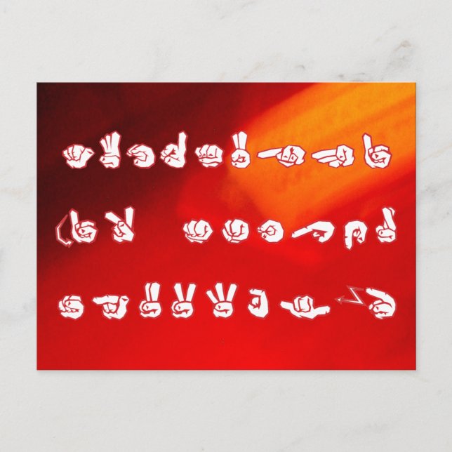 ASL ningún L rojo para el navidad (Anverso)
