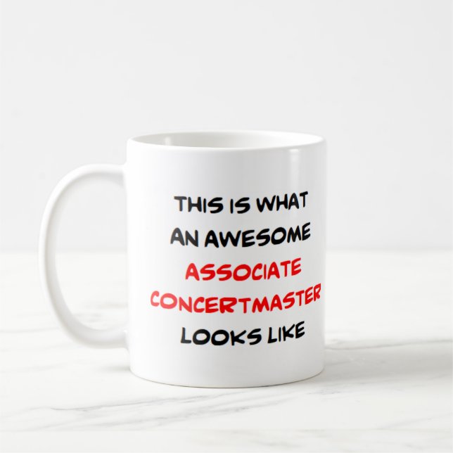 asociado de concertmaster, taza de café impresiona (Izquierda)
