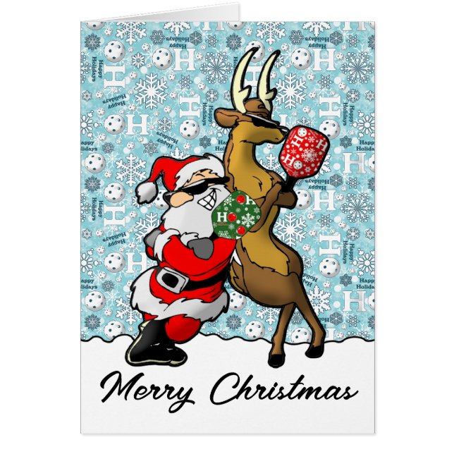 Asociados de la pelota de Navidades Santa y Reinde (Frente)