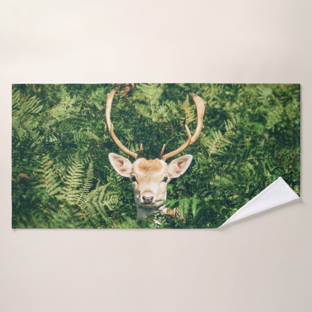 Asoma un venado  (Toalla de baño)