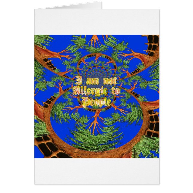 Asombrosa Hakuna Matata No soy alérgico a la gente (Frente)