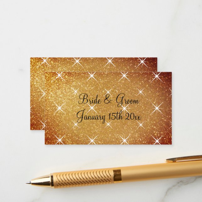 Asombrosas tarjetas de recinto boda de glam purpur (Anverso/Reverso In Situ)