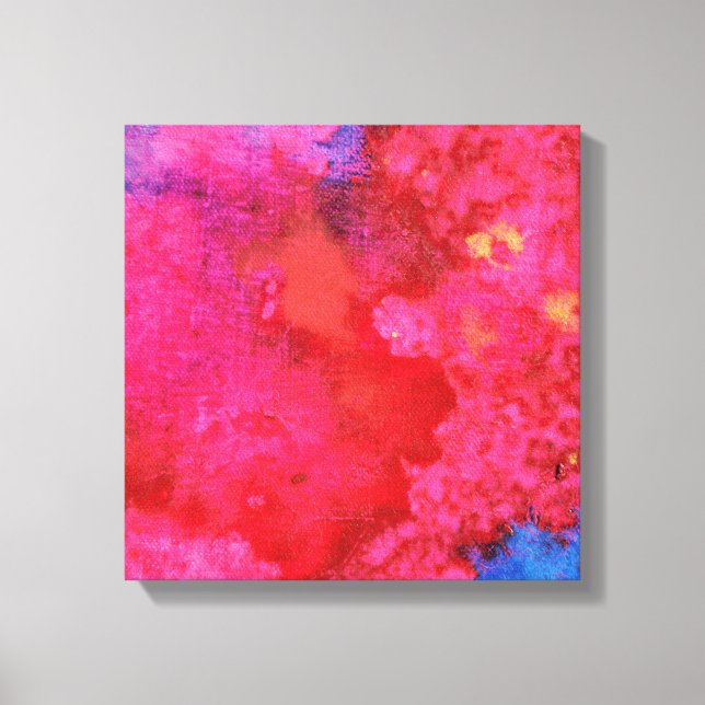 Asombroso arte moderno abstracto rosado (Anverso)