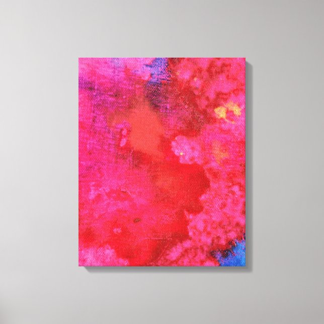Asombroso arte moderno abstracto rosado (Anverso)