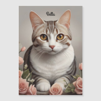 Asombroso gato norteamericano de Shorthair con un 