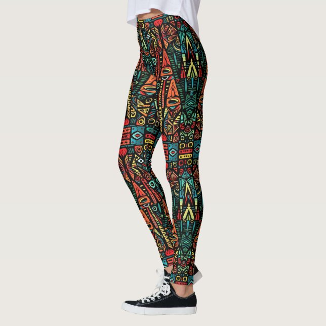 Asombroso resumen de la moda pop Leggings (Izquierda)