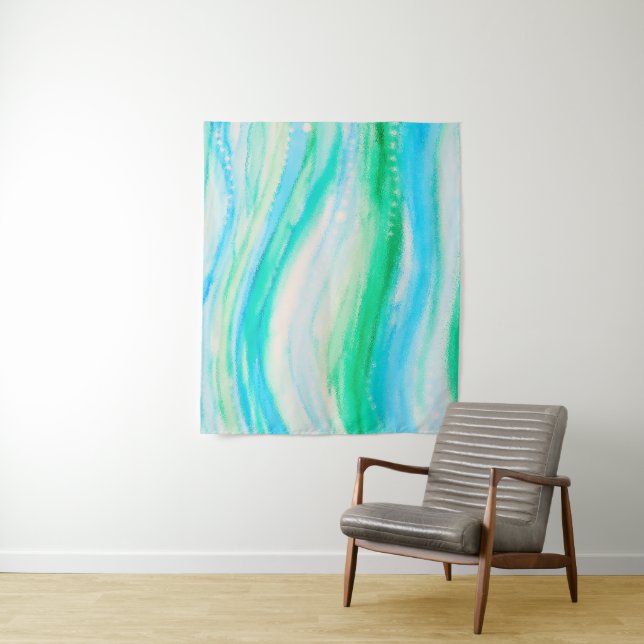 Asombroso tapiz de pintura de tinta de alcohol (In situ)