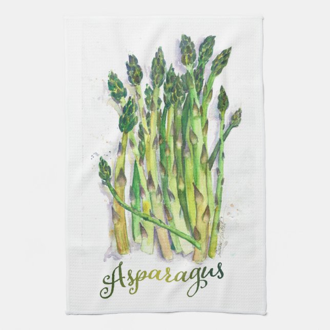 Asparagus Kitchen Toallas (Vertical)
