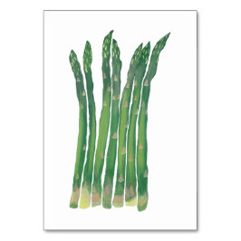 Asparagus Personalizado Leer tarjetas flash