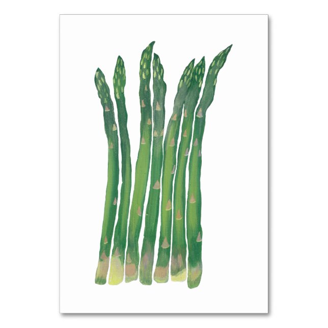 Asparagus Personalizado Leer tarjetas flash (Anverso)