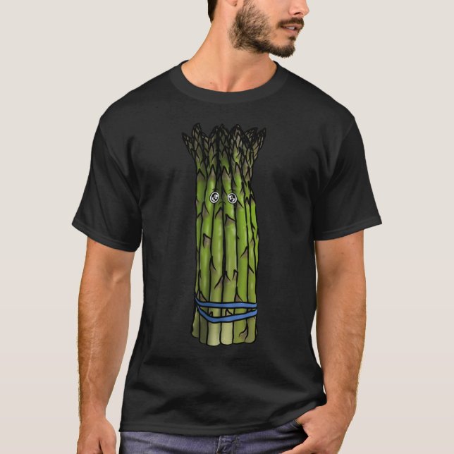 Asparagus Produce Carácter Camiseta Clásica (Anverso)