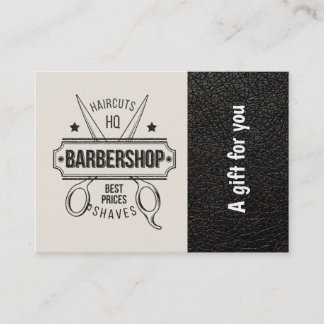 Aspecto de cuero de Barbershop Certificado de rega