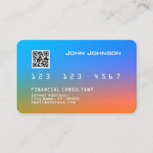 Aspecto falso de la tarjeta de crédito o débito