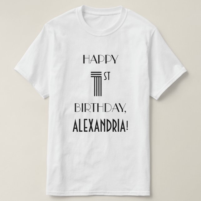 Aspecto inspirado en el Art Deco Primera Camisa Fi (Diseño del anverso)