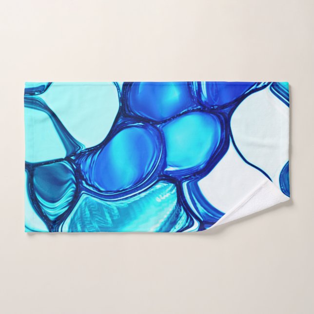 Aspecto redondo como piedras en tonos similares a  (Toalla de mano)