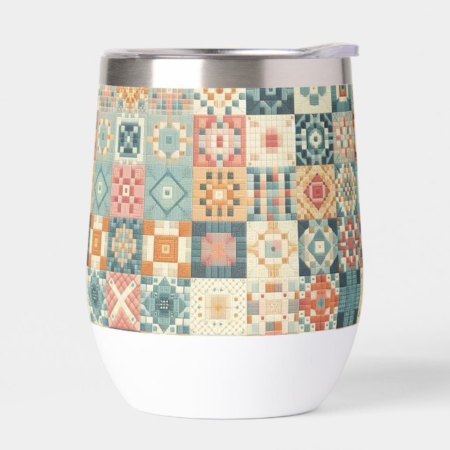 Aspecto vintage y tejido de mosaico (Izquierdo)